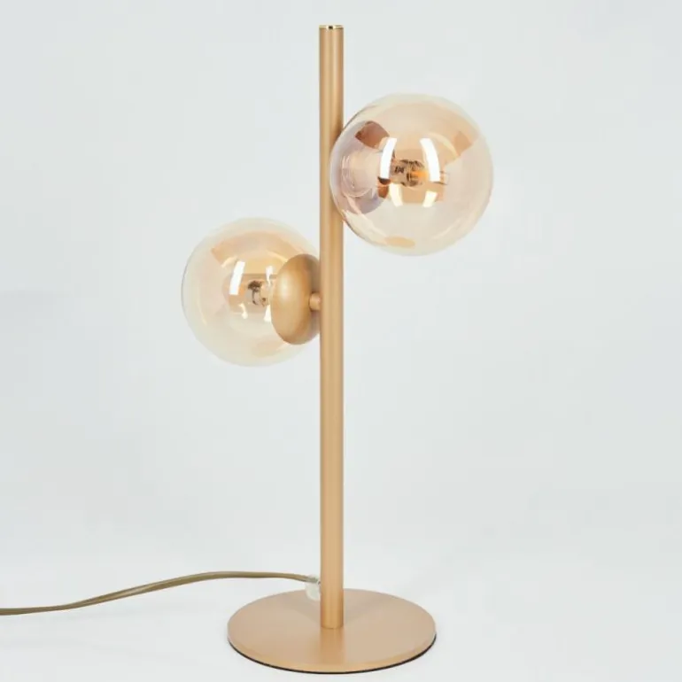 Lampe de table Remaisnil Laiton, 2 lumières