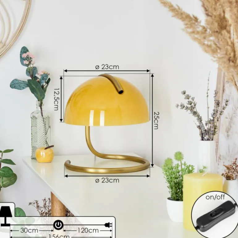Lampe de table Seladinhas Chrome, 1 lumière