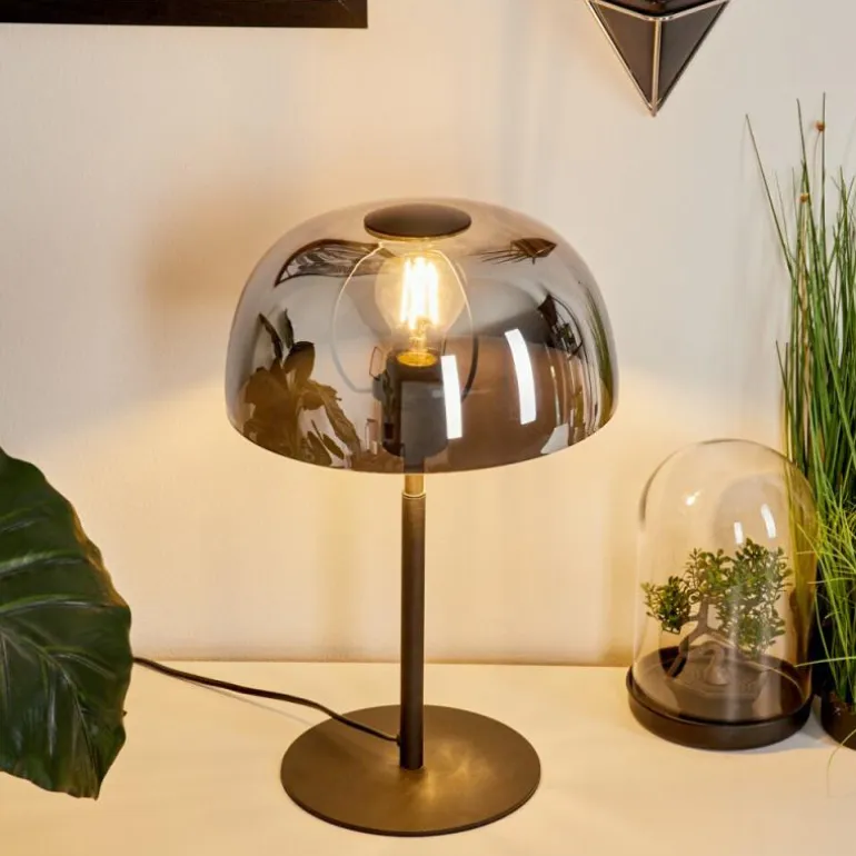 Lampe de table Werentzhouse Noir, 1 lumière