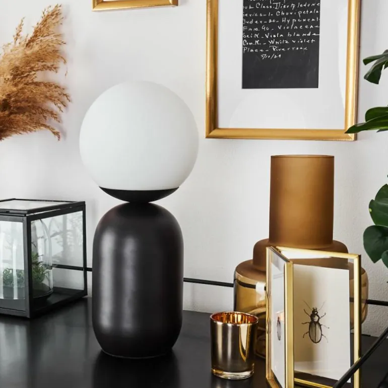 Lampe de table Alolas Gris, 1 lumière