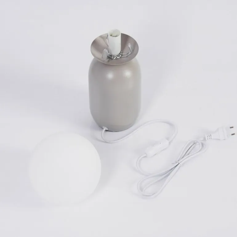 Lampe de table Alolas Gris, 1 lumière