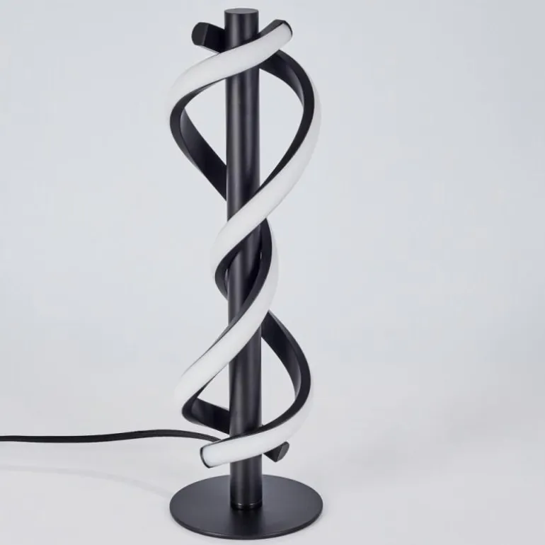 Lampe de table Alvarim LED Noir, 1 lumière