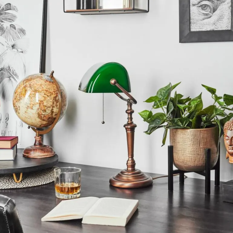 Lampe de table Argyle Bronze, 1 lumière