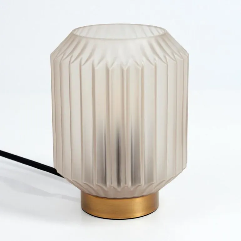Lampe de table Briel Laiton, 1 lumière