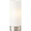 Lampe de table Brilliant Elmer Acier inoxydable, 1 lumière