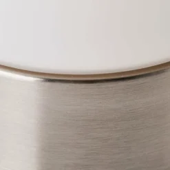 Lampe de table Brilliant Elmer Acier inoxydable, 1 lumière