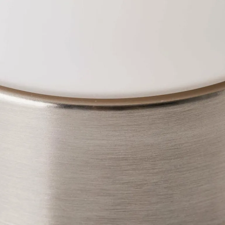 Lampe de table Brilliant Elmer Acier inoxydable, 1 lumière