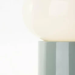Lampe de table Brilliant Knut Vert, 1 lumière