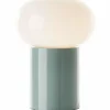 Lampe de table Brilliant Daeny Vert, 1 lumière
