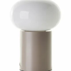 Lampe de table Brilliant Daeny Brun, Gris, 1 lumière