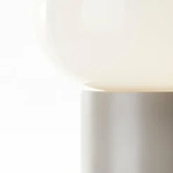 Lampe de table Brilliant Daeny Brun, Gris, 1 lumière