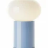 Lampe de table Brilliant Daeny Bleu, 1 lumière