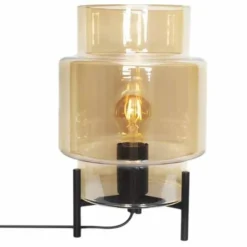 Lampe de table By Rydens Ebbot Noir, 1 lumière