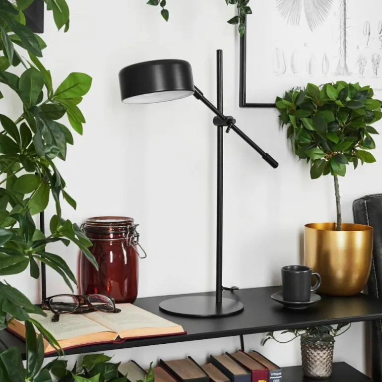 Lampe de table Camori Noir, 1 lumière