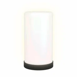 Lampe de table Eglo RGBIC LED Noir, 1 lumière, Changeur de couleurs