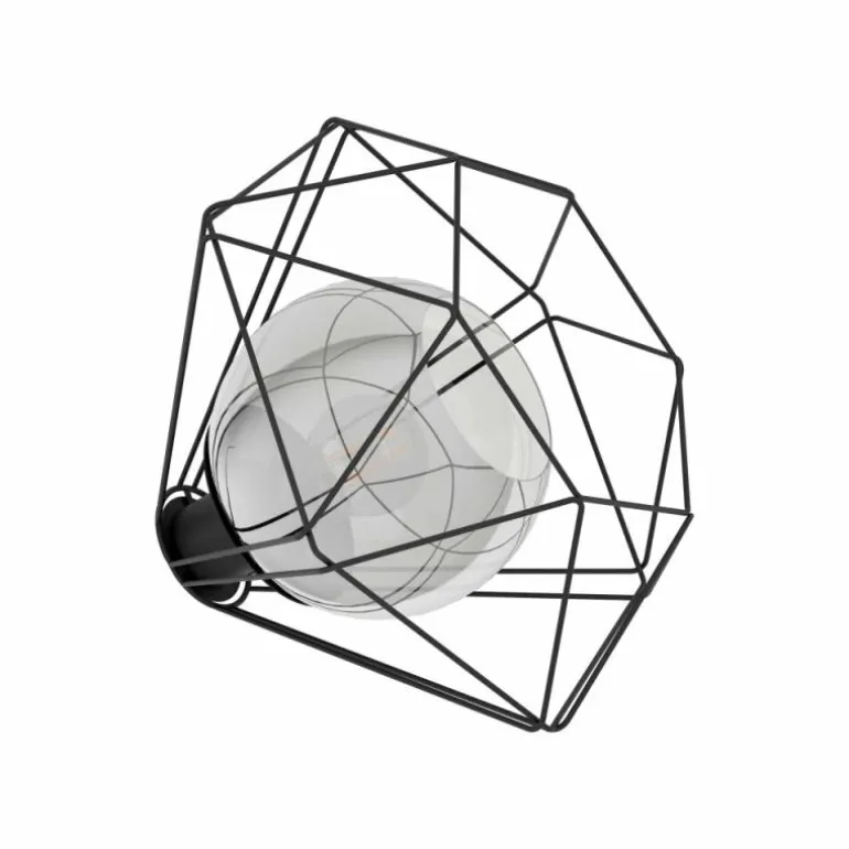 Lampe de table Eglo VERNHAM Noir, 1 lumière