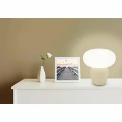 Lampe de table Eglo-Leuchten CAHUAMA Brun clair, 1 lumière