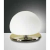 Lampe de table Fabas Luce MORGANA Chrome, 1 lumière