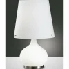 Lampe de table Fabas Luce ADE Nickel mat, 2 lumières