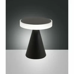 Lampe de table Fabas Luce Neutra LED Noir, 1 lumière