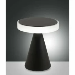 Lampe de table Fabas Luce Neutra LED Noir, 1 lumière