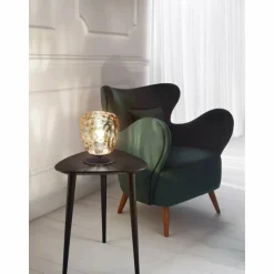 Lampe de table Fabas Luce Gisella Noir, 1 lumière