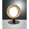 Lampe de table Fabas Luce Teramo LED Noir, 1 lumière