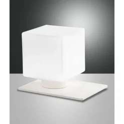 Lampe de table Fabas Luce Zara LED Blanc, 1 lumière