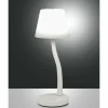 Lampe de table Fabas Luce Ibla LED Blanc, 1 lumière