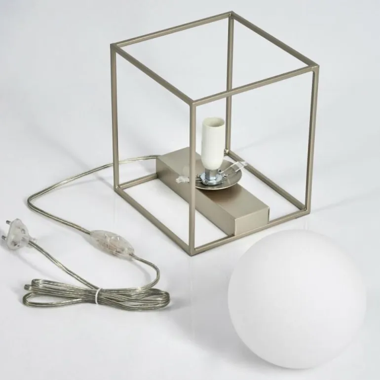 Lampe de table Finnseter Champagne, 1 lumière