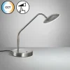 Lampe de table Fischer & Honsel Tallri LED Nickel mat, 1 lumière