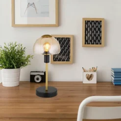 Lampe de table Globo KOKKINI Noir, 1 lumière