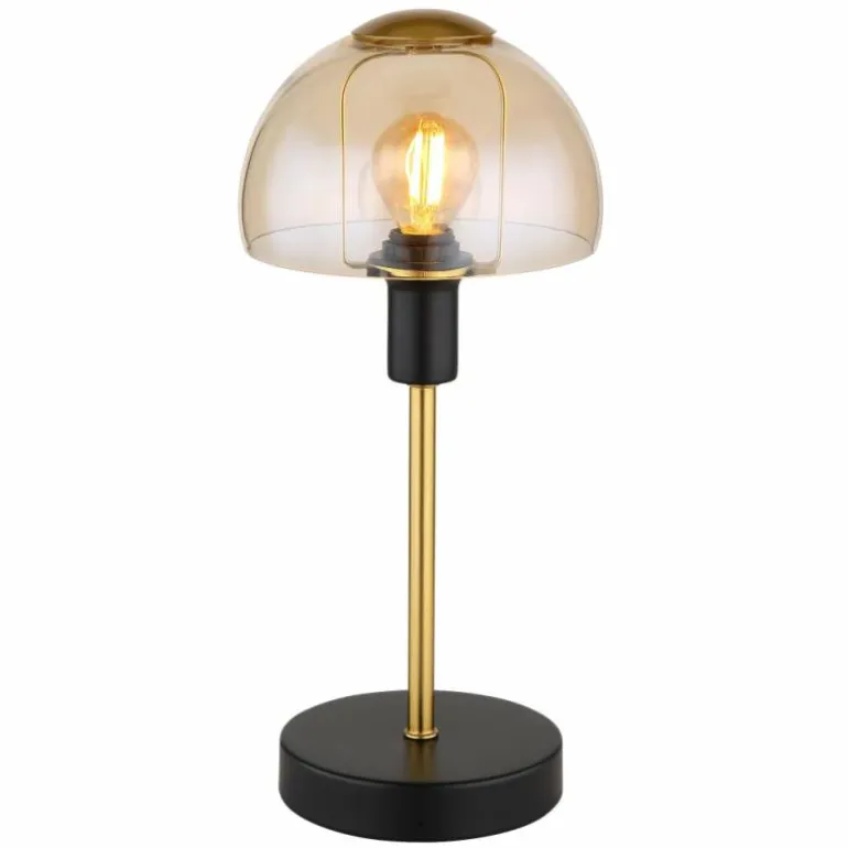 Lampe de table Globo KOKKINI Noir, 1 lumière