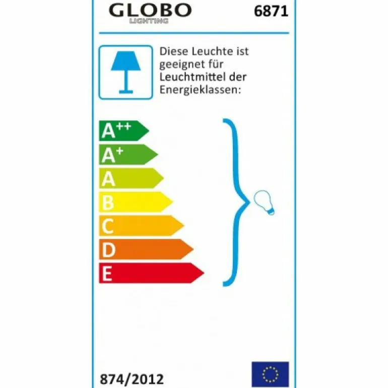 Lampe de table Globo LANDLIFE Vieux laiton, 1 lumière