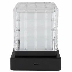 Lampe de table Globo LUNKI LED Noir, 1 lumière