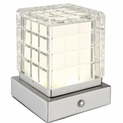 Lampe de table Globo LUNKI LED Nickel mat, 1 lumière