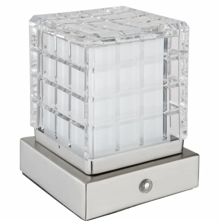 Lampe de table Globo LUNKI LED Nickel mat, 1 lumière