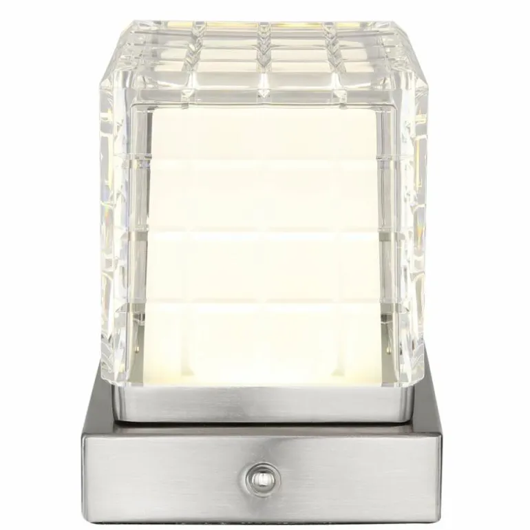 Lampe de table Globo LUNKI LED Nickel mat, 1 lumière