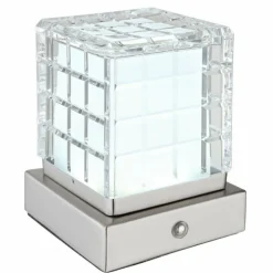 Lampe de table Globo LUNKI LED Nickel mat, 1 lumière