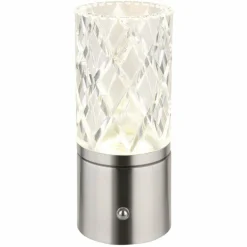 Lampe de table Globo LUNKI LED Nickel mat, 1 lumière