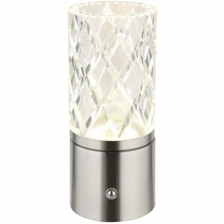 Lampe de table Globo LUNKI LED Nickel mat, 1 lumière