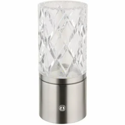 Lampe de table Globo LUNKI LED Nickel mat, 1 lumière
