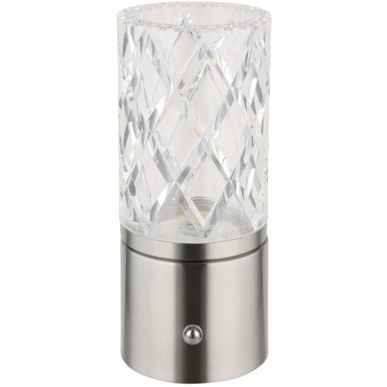 Lampe de table Globo LUNKI LED Nickel mat, 1 lumière