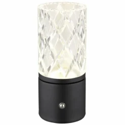 Lampe de table Globo LUNKI LED Noir, 1 lumière