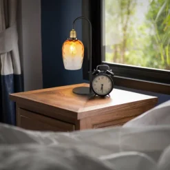 Lampe de table Globo SALVY Noir, 1 lumière