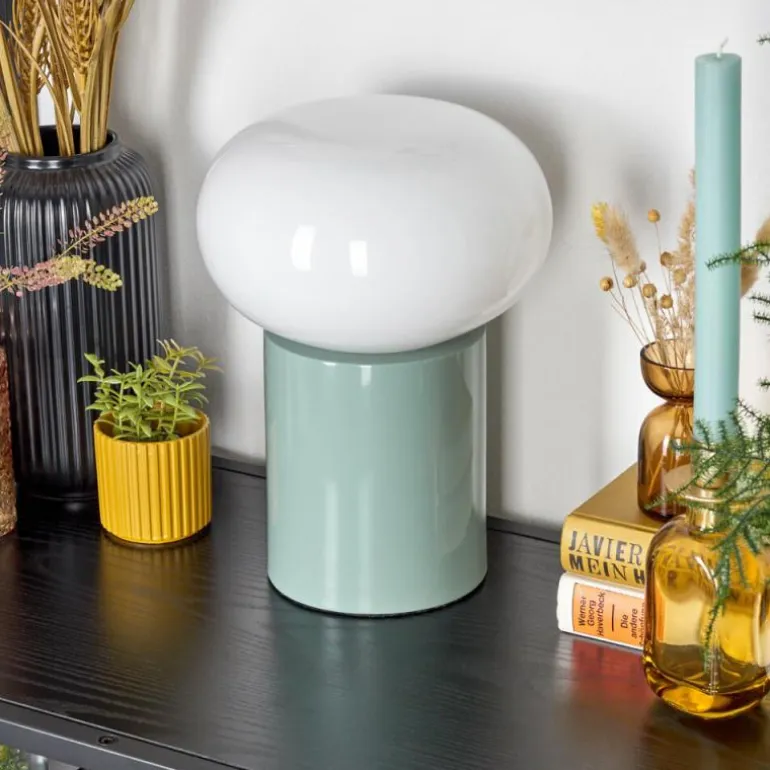 Lampe de table Godrie Bleu, 1 lumière