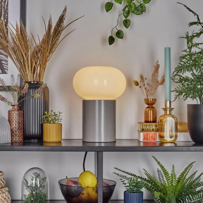 Lampe de table Godrie Taupe, 1 lumière
