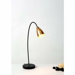 Lampe de table Holländer ALICE Brun doré, 1 lumière