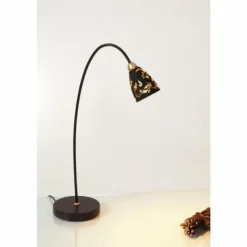 Lampe de table Holländer ALICE Brun doré, 1 lumière