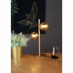 Lampe de table Luce Design NEPTUN Laiton, 2 lumières